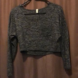 Mind Codes long sleeve crop top